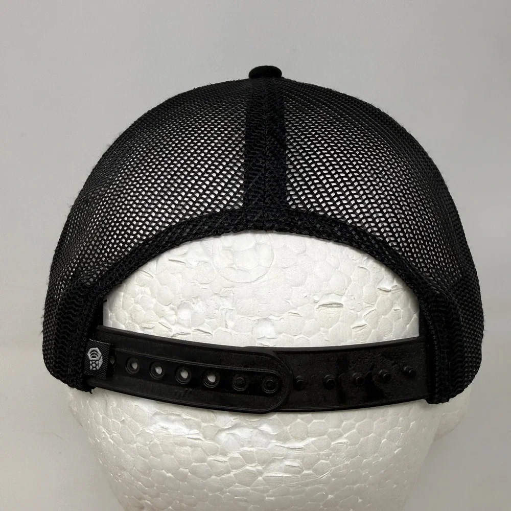 Mountain Hardwear Black Trucker Hat Mesh Back Logo Snapback OU9823 OSFM Unisex